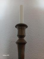 Koperen kandelaar zandgegoten en gesmoord, 20 cm hoog, Ophalen of Verzenden, Koper of Brons