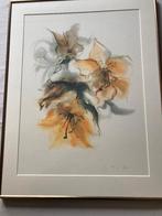 messing lijst met poster, Ophalen, Minder dan 50 cm, Metaal of Aluminium, Zo goed als nieuw