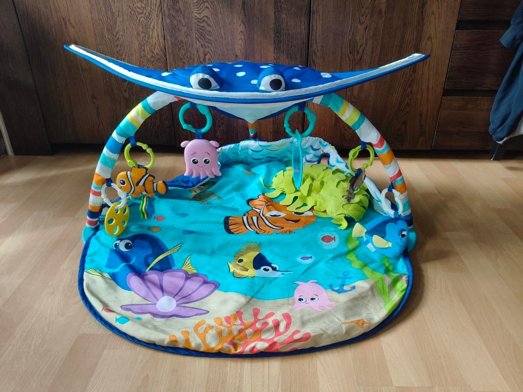 Bright Starts Disney Speelkleed met Babygym van Finding Nemo, Ophalen of Verzenden, Gebruikt