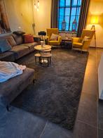 Groot, comfortabel grijs vloerkleed, Modern, Shaggy, Comfortabel, 200 cm of meer, Ophalen of Verzenden, Zo goed als nieuw