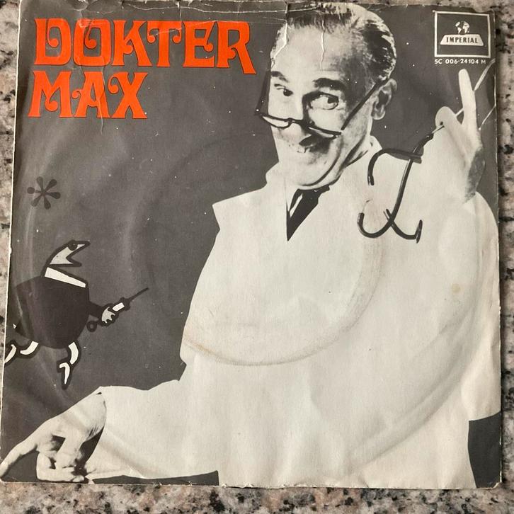 Max Tailleur - Dokter Max - 3x Daags Een Mop (Single), Cd's en Dvd's, Vinyl Singles, Gebruikt, Single, Nederlandstalig, 7 inch