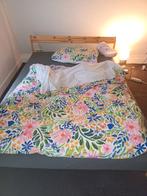 Bed, Huis en Inrichting, Ophalen, Zo goed als nieuw, Tweepersoons, Hout