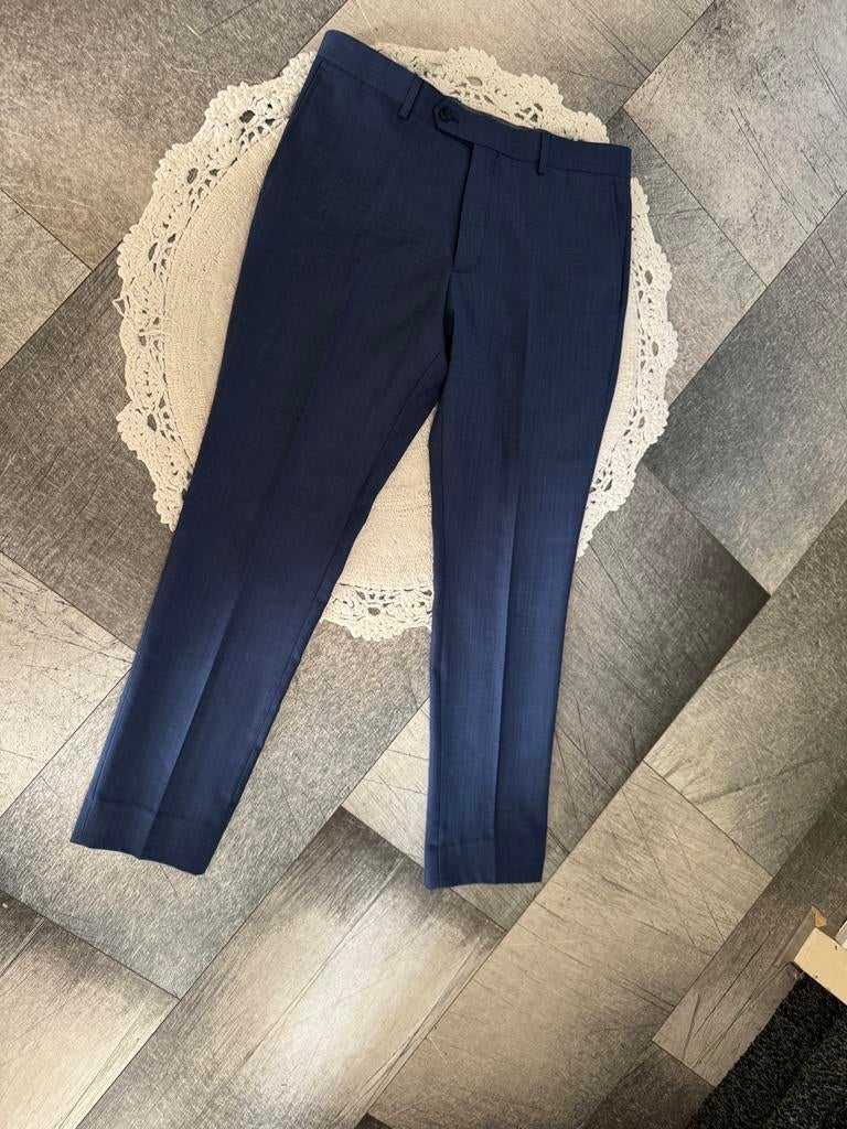 Van Gils Heren Pantalon - Zenar/zag blue - Maat 50/40R, Kleding | Heren, Ophalen of Verzenden, Gedragen, Maat 48/50 (M), Blauw