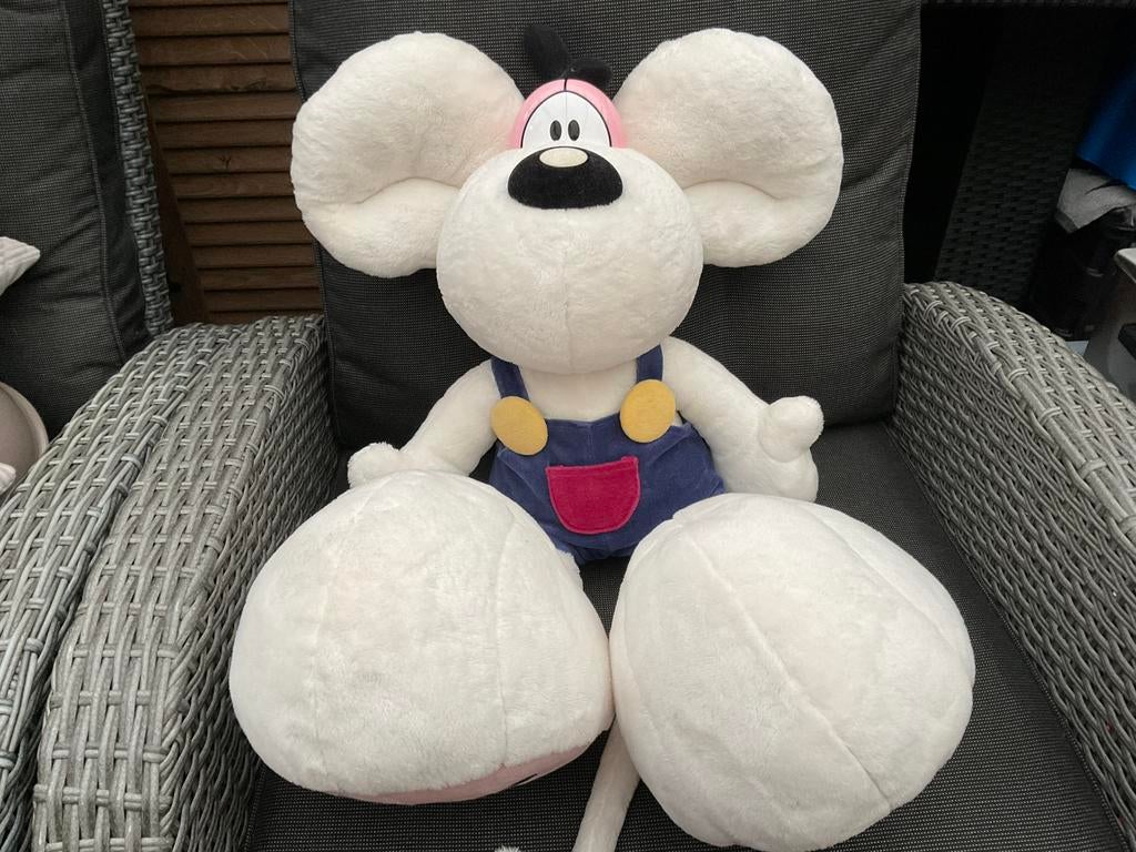 Nieuwe zgan super grote Diddl knuffel 70cm, Ophalen, Diddl, Nieuw, Knuffel