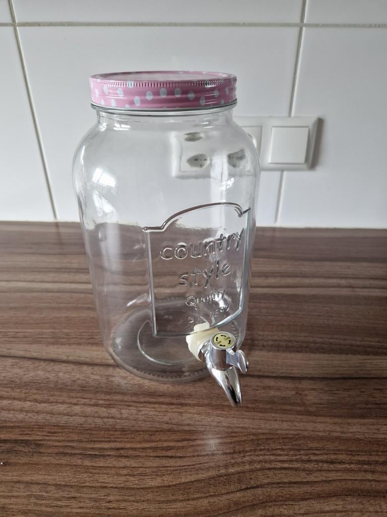 Limonadetap / Drankdispenser 'Country Style', Huis en Inrichting, Ophalen, Zo goed als nieuw