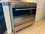 SMEG Gasfornuis met Oven - RVS Vrijstaand, Ophalen, Gebruikt, 60 cm of meer, Grill
