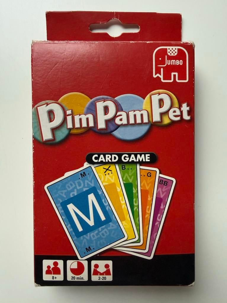Pim Pam Pet Kaartspel - Jumbo, Een of twee spelers, Ophalen of Verzenden, Zo goed als nieuw
