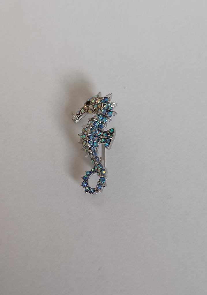 Zeepaardje broche, Sieraden, Tassen en Uiterlijk, Broches, Overige materialen, 4 tot 7 cm, Overige kleuren, Nieuw