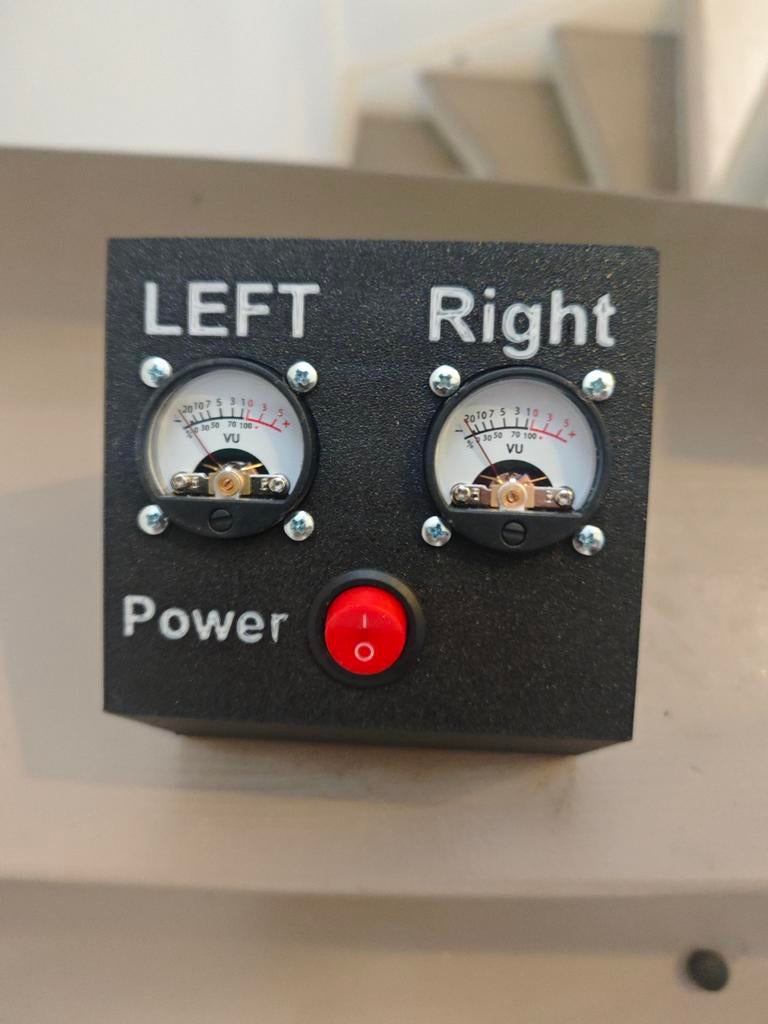 VU Meters in 2D geprinte behuizing, Ophalen of Verzenden, Gebruikt