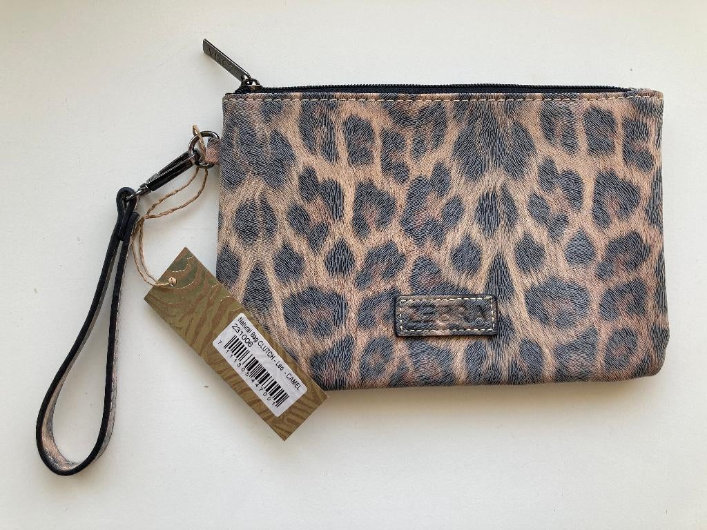 Panterprint clutch/tasje/make-up tasje - Zebra, Sieraden, Tassen en Uiterlijk, Tassen | Damestassen, Ophalen of Verzenden, Nieuw
