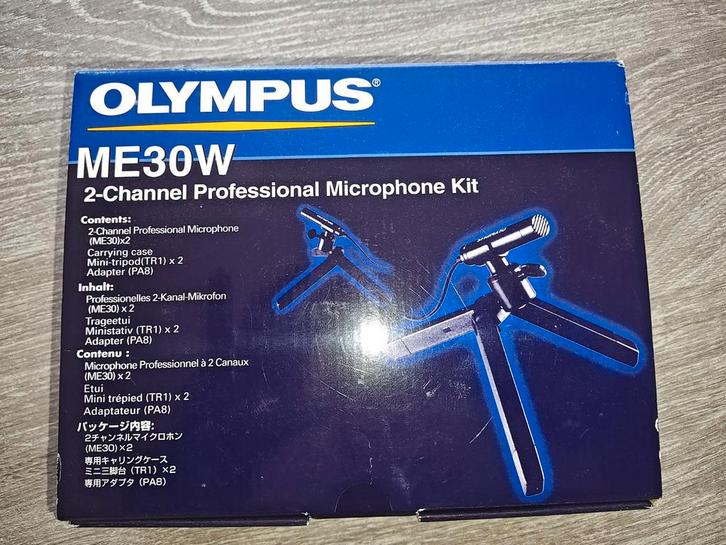 Olympus ME30W 2-Kanaals Professionele Microfoon Kit, Muziek en Instrumenten, Microfoons, Zo goed als nieuw, Studiomicrofoon, Ophalen of Verzenden