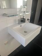 Wastafel incl kraan en planchet, Doe-het-zelf en Verbouw, Sanitair, Ophalen, Gebruikt, Wastafel