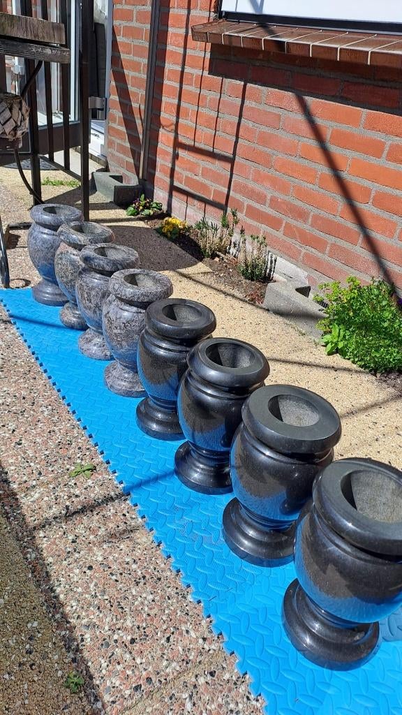 Te koop marmeren vazen, Ophalen, Overige materialen, Overige kleuren, Zo goed als nieuw