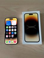 Apple iPhone 14 Pro 256GB Gold New Battery 100%, IPhone 14 Pro, Zo goed als nieuw, Zonder simlock, Goud