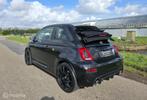 Fiat 500 C 1.4 T-Jet Abarth Turismo / Carbon / Beats / Navi, Auto's, Voorwielaandrijving, Stof, Gebruikt, Zwart