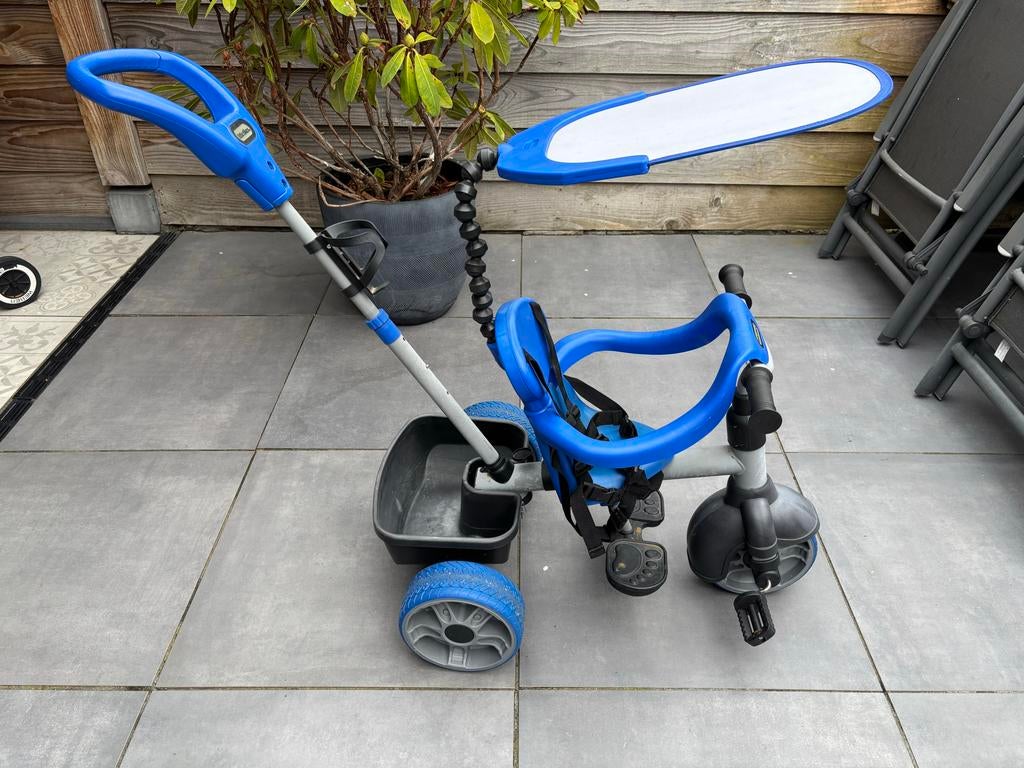 Little Tikes Driewieler met Duwstang en Zonnescherm, Ophalen, Gebruikt, Duwstang