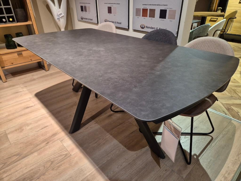 Henders & Hazel Uitschuiftafel Vegas, Huis en Inrichting, Ophalen, 50 tot 100 cm, Glas, Rechthoekig