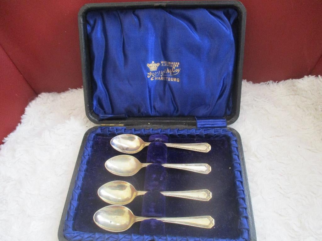 antieke verzilverde lepeltjes epns, Antiek en Kunst, Antiek | Bestek, Ophalen of Verzenden