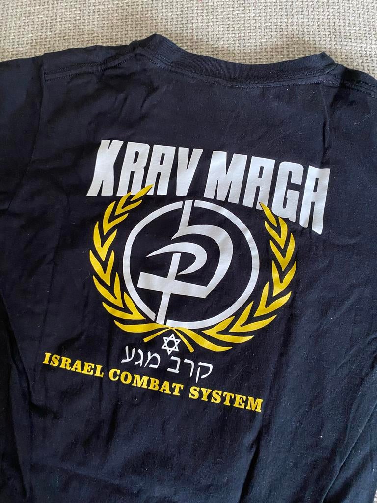 Zwart Gildan Krav Maga T-shirt XS, Sport en Fitness, Vechtsporten en Zelfverdediging, Maat XS of kleiner, Ophalen of Verzenden