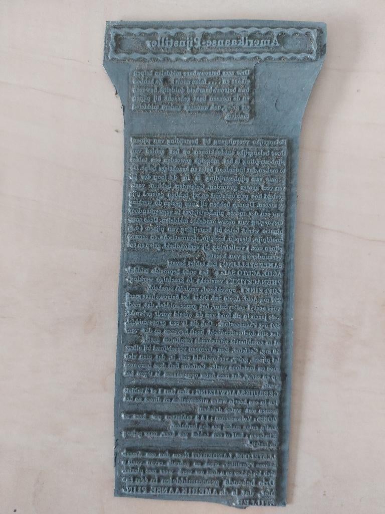 oud cliche Recept, Antiek en Kunst, Ophalen