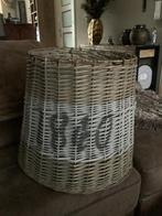 Grote rieten lampenkap, Huis en Inrichting, Ophalen, Zo goed als nieuw, Rond, 25 tot 50 cm