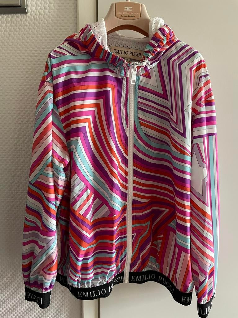 Emilio pucci zomerjas 10 jaar, Kinderen en Baby's, Kinderkleding | Maat 140, Ophalen of Verzenden, Zo goed als nieuw, Meisje, Jas