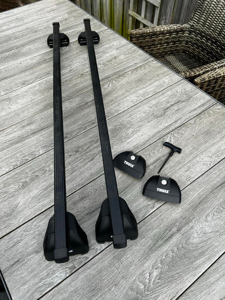Thule dakdragers voor Opel Astra station 2014, Auto diversen, Dakdragers, Ophalen, Gebruikt