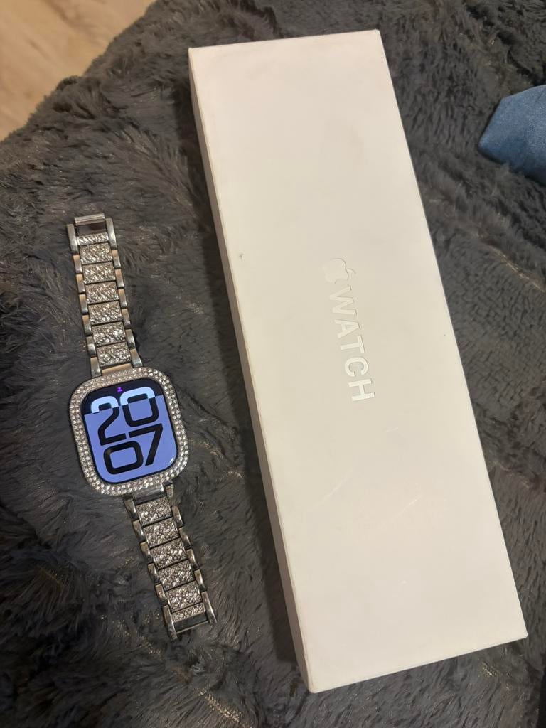 Apple watch series 10 42mm, Sieraden, Tassen en Uiterlijk, Smartwatches, Ophalen, Gebruikt, Zwart, IOS