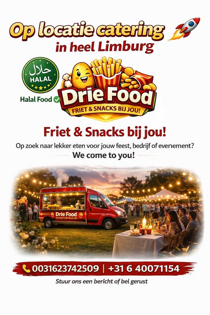 Foodtruck friet en snacks op locatie, Ophalen of Verzenden