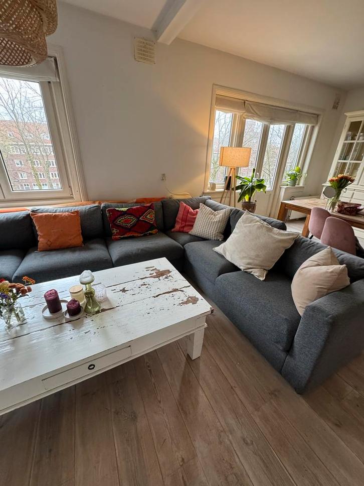 Mooie IKEA VIMLE bank, Huis en Inrichting, Banken | Bankstellen, Zo goed als nieuw, Hoekbank, Vierpersoons of meer, 300 cm of meer