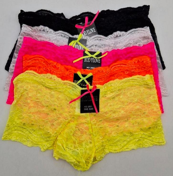 Partij kanten boxershort € 0,50 p.st., Kleding | Dames, Carnavalskleding en Feestkleding, Ophalen of Verzenden