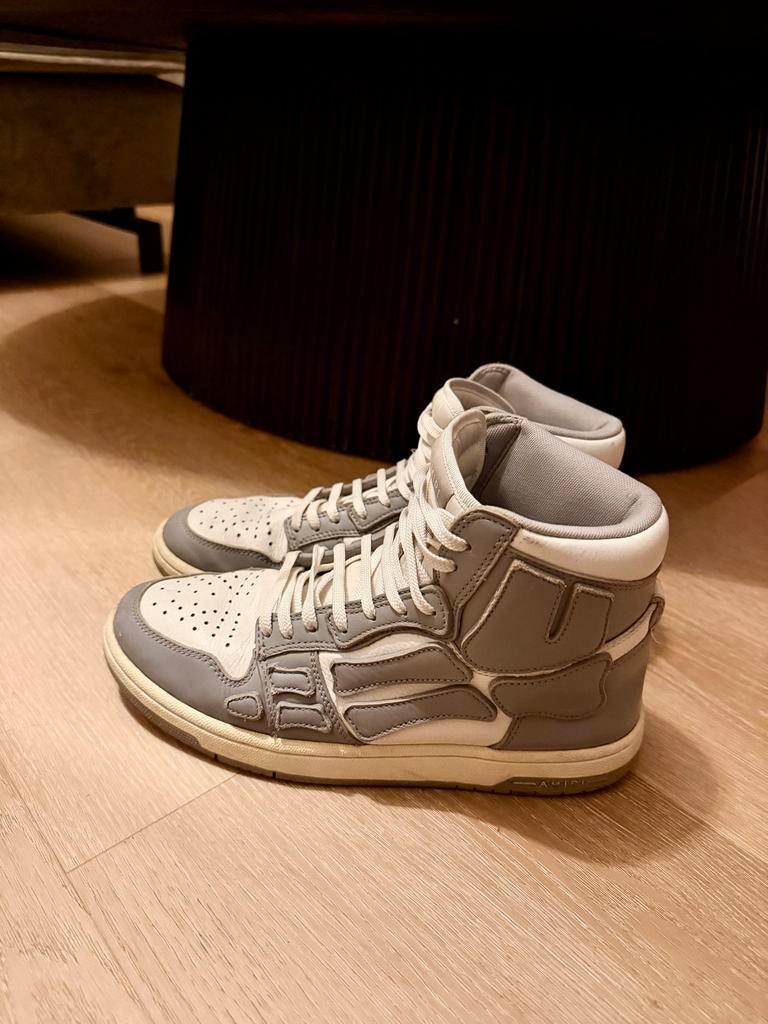 Amiri Skel-Top High Sneakers Maat 41 Grijs Wit, Kleding | Heren, Schoenen, Overige kleuren, Ophalen of Verzenden, Sneakers of Gympen