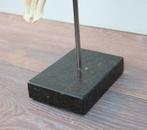 RAM SCHEDEL op hardstenen sokkel - ref. K (gewei), Ophalen of Verzenden, Nieuw, Boerderijdier, Schedel