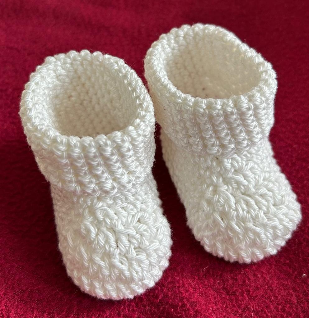 Baby slofjes newborn, Ophalen, Zo goed als nieuw, Jongetje of Meisje, Slofjes