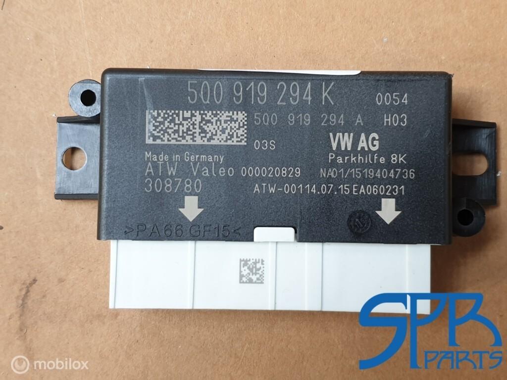 5Q0919294K 8k PDC PARKEERHULP PARKEERSENSOR MODULE GOLF 7 VW, Audi, Gebruikt, Audi, Ophalen of Verzenden