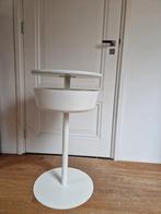 IKEA PS 2014 bijzettafel met opbergruimte, wit, Minder dan 55 cm, Gebruikt, Modern, Scandinavisch, Metaal of Aluminium