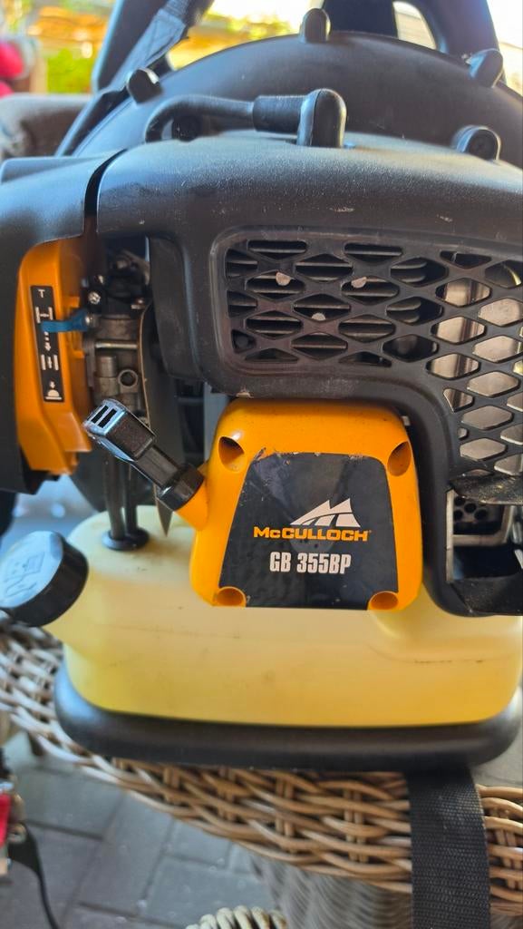 McCulloch GB 355BP Benzine Bladblazer - Krachtig, Benzine, Gebruikt, McCulloch, Ruggedragen