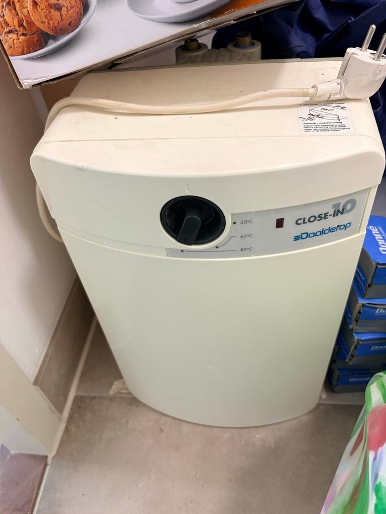 Daalderop Close-in 10 liter boiler, Doe-het-zelf en Verbouw, Geisers en Boilers, Ophalen, Gebruikt, Aardgas, Boiler