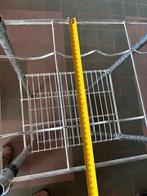 CUTLER Metalen Organizer Draadrek Chroom Flessenhouder, Huis en Inrichting, Ophalen, Zo goed als nieuw