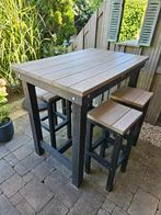 Recycled kunststof bartafel voor buiten, Ophalen, Zo goed als nieuw, Rechthoekig, Kunststof