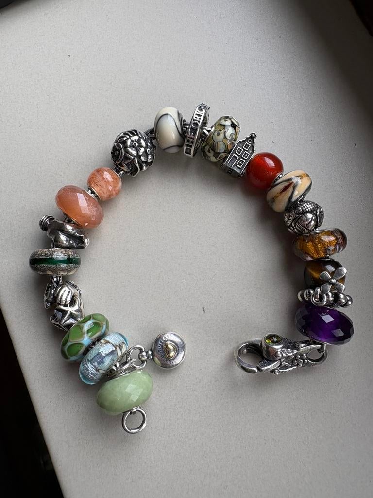 Trollbeads armband retired, Met bedels of kralen, Overige kleuren, Ophalen of Verzenden, Zo goed als nieuw