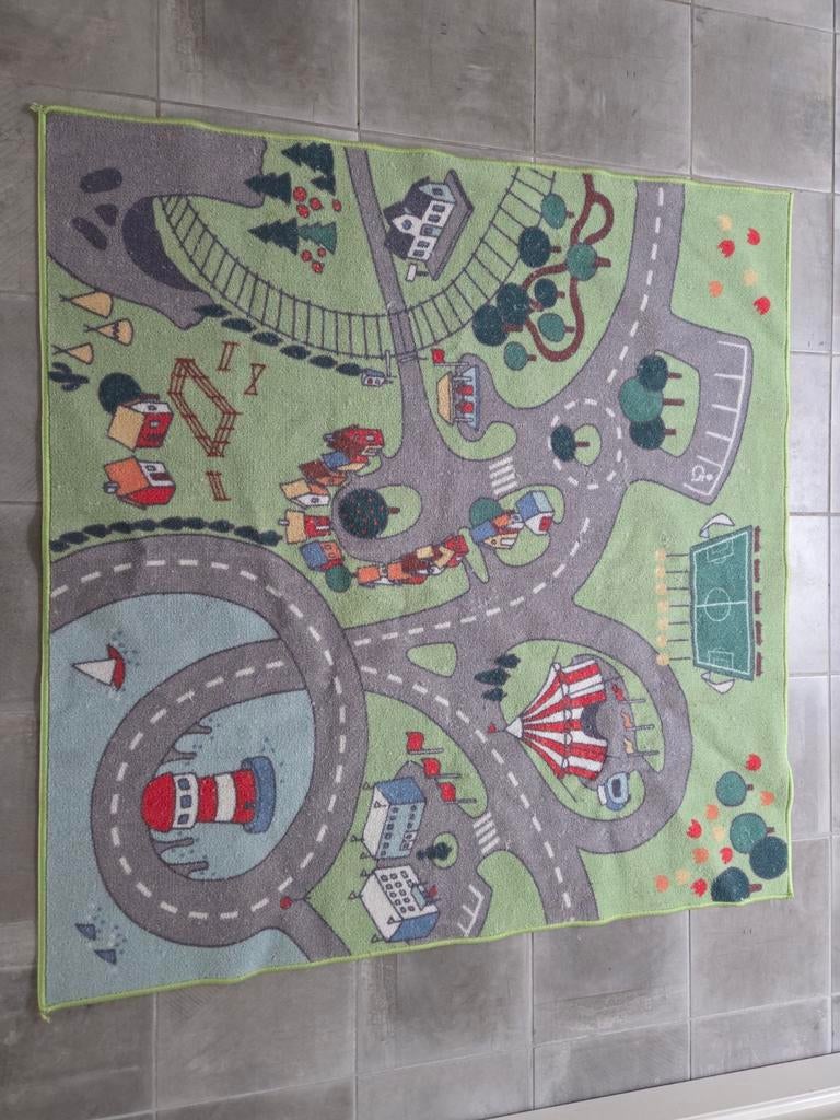 Ikea speelkleed met wegen en huizen 125x125, Kinderen en Baby's, Speelgoed | Speelkleden, Gebruikt, Ophalen of Verzenden