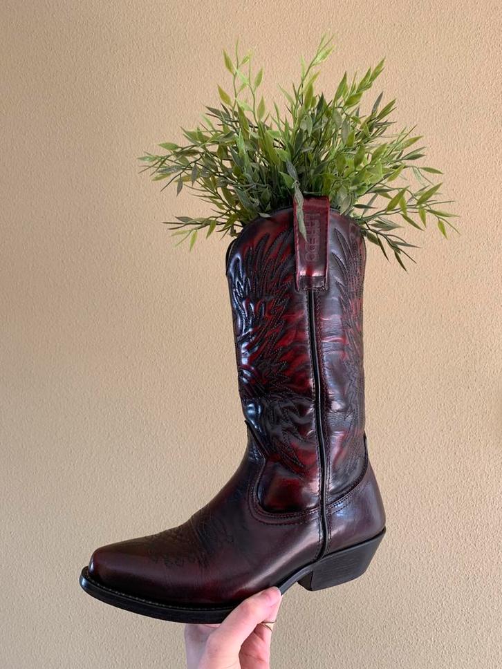 Laredo wijnrode cowboylaarzen 41 western boots laarzen, Kleding | Dames, Schoenen, Zo goed als nieuw, Hoge laarzen, Rood, Ophalen of Verzenden