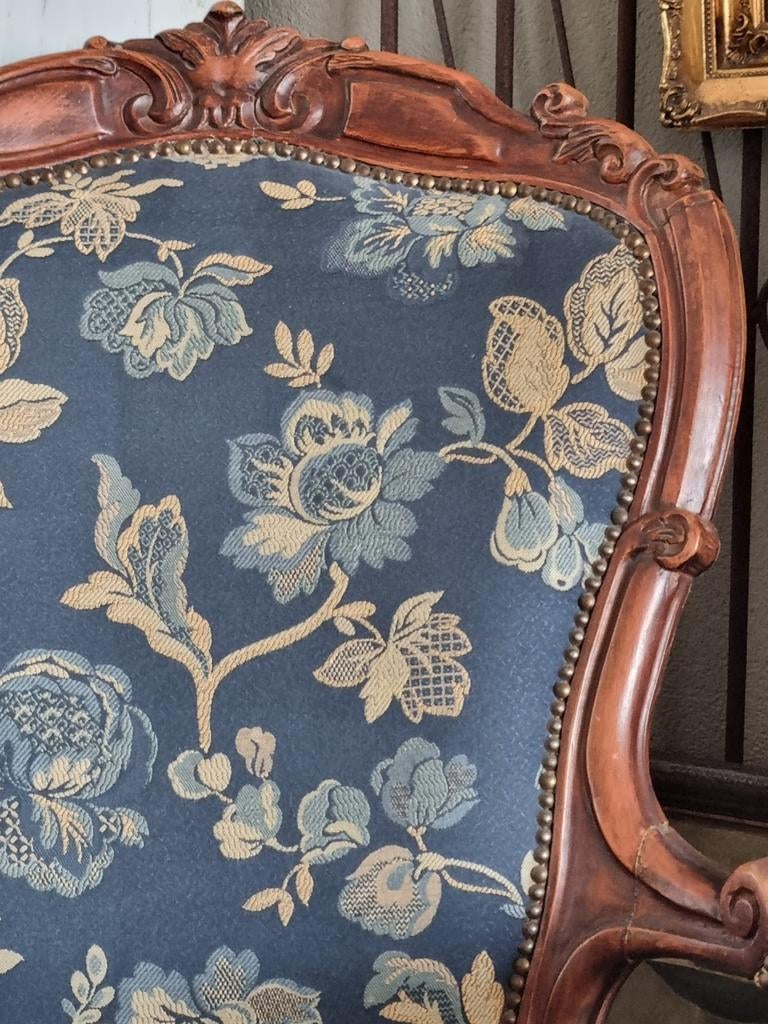 Louis XV stijl fauteuil, Ophalen of Verzenden
