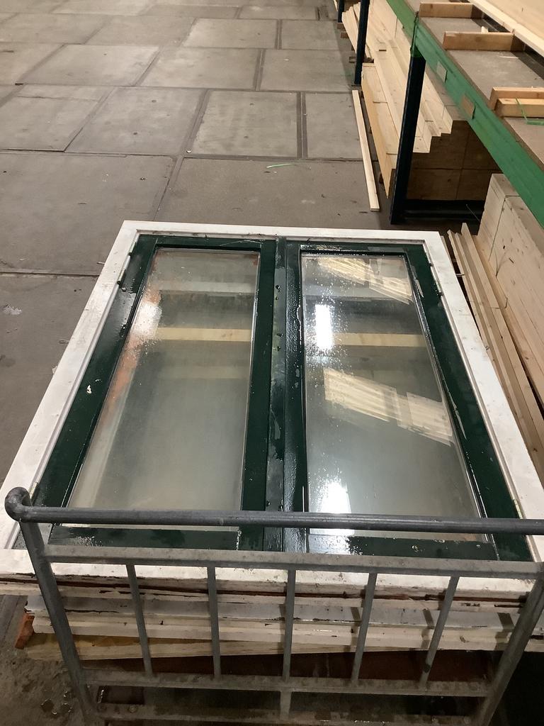 Hardhouten kozijn, Ophalen, Gevelraam of Ruit, Gebruikt, .