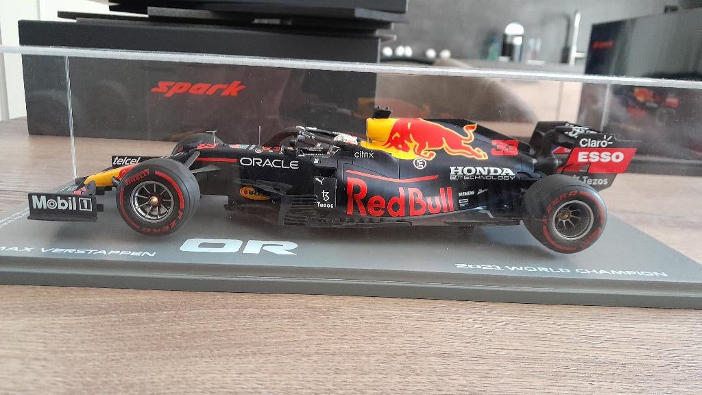 Max Verstappen RB16B Winner Abu Dhabi GP 2021., Ophalen of Verzenden, Zo goed als nieuw, Overige merken