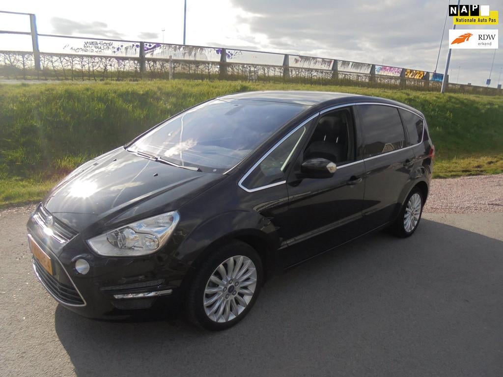 Ford S-Max Ford S max 1.6 benzine 5 persoons airco lmv navig, Voorwielaandrijving, Gebruikt, 4 cilinders, 7 stoelen