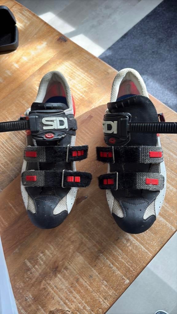 Witte Sidi fietsschoenen maat 44, Ophalen of Verzenden, Gebruikt, Schoenen