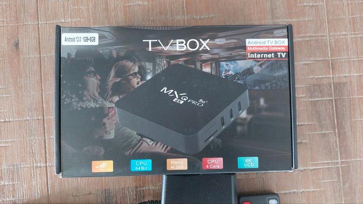 MXQ Pro 4K Android TV Box - Multimedia Gateway, Audio, Tv en Foto, Mediaspelers, Nieuw, Zonder harde schijf, HDMI, USB 2.0, Ophalen of Verzenden