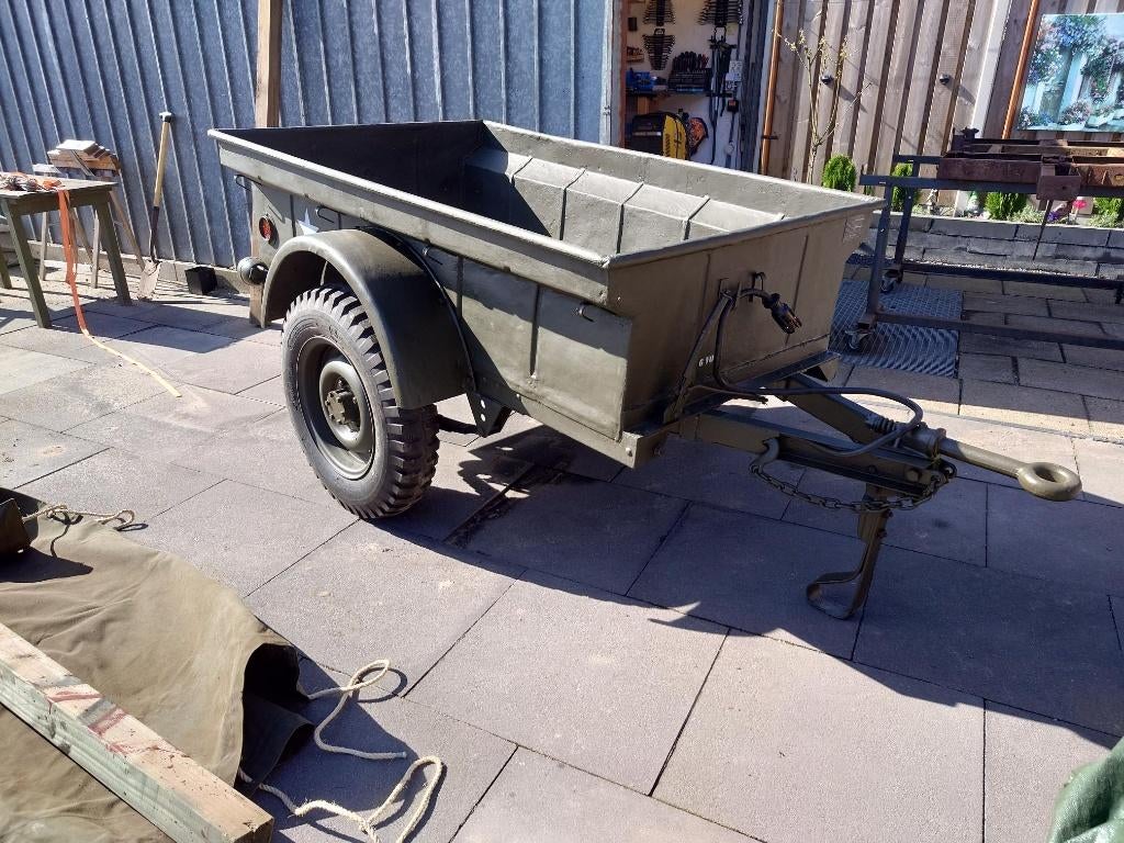 Willys Mbt Trailer 1942, Verzamelen, Militaria | Algemeen, Ophalen, Landmacht, Nederland, Overige typen